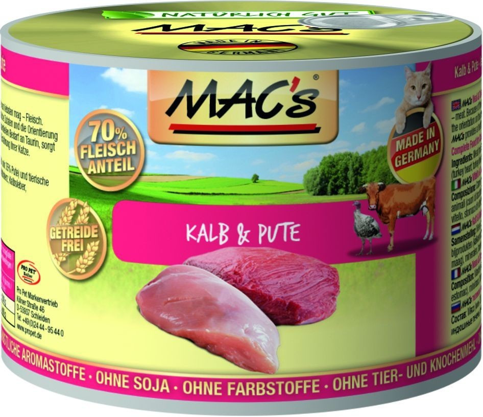 MAC's Cat Veal & Turkey 200g