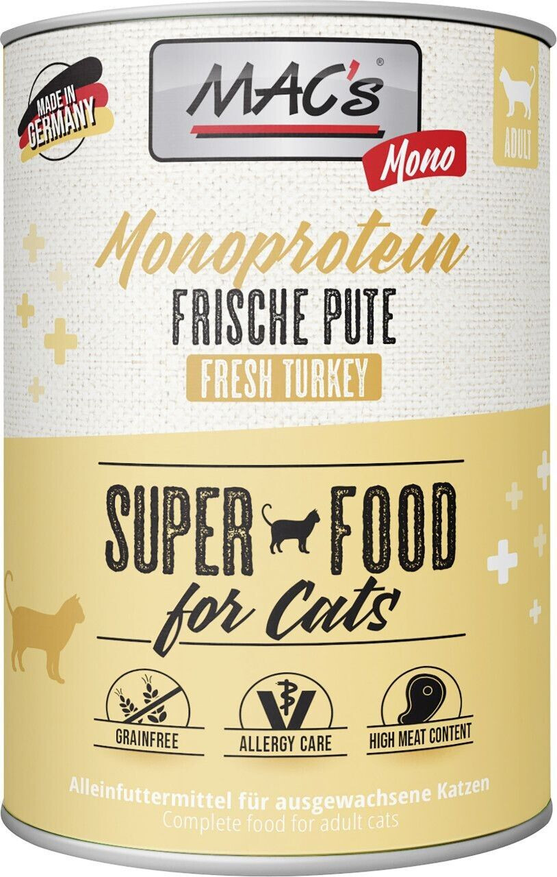 MAC's Cat Mono Sensitive Turkey 400g