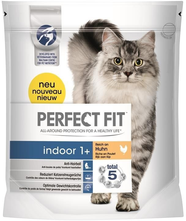 Perfect Fit Cat bag Indoor 1+ with chicken 1,4kg