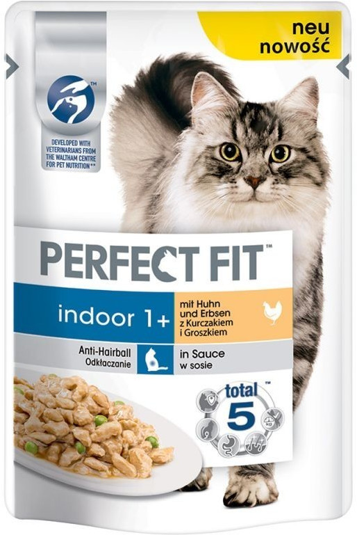 Perfect Fit Indoor 1+ Wet Food Chicken & Peas 85g
