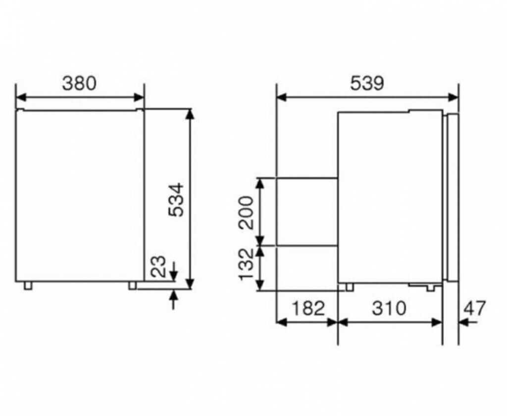 Dometic »CoolMatic CRP40« Kompressor-Kühlschrank mit Gefrierfach, 40 l