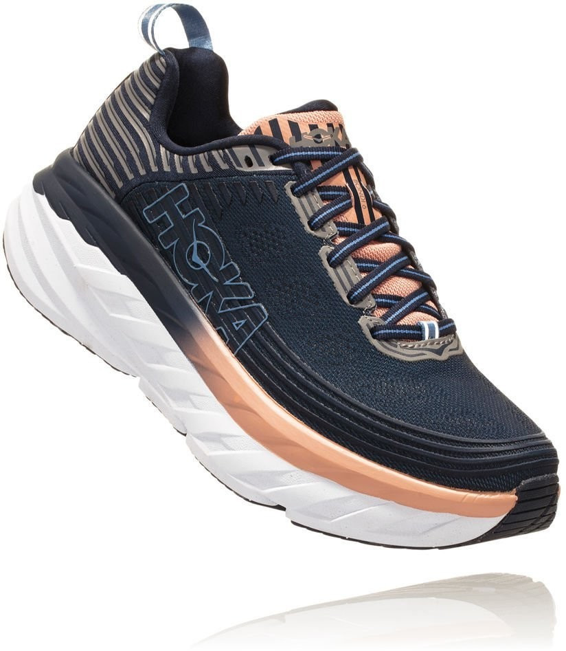 Hoka One One Bondi 6 Women Mood Indigo / Dusty Pink