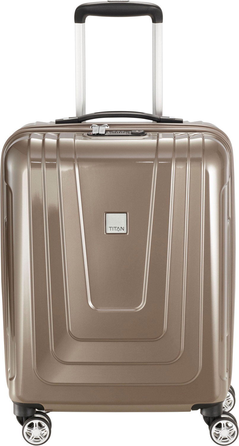Titan X-Ray 4 Wheel Trolley 55 cm Café Au Lait