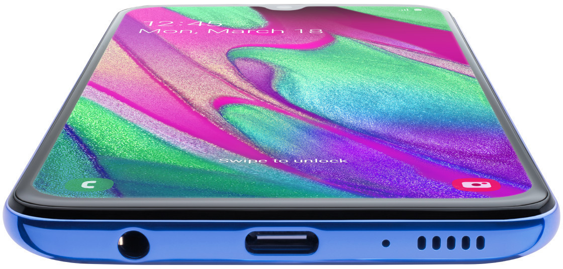 galaxy a40 blue