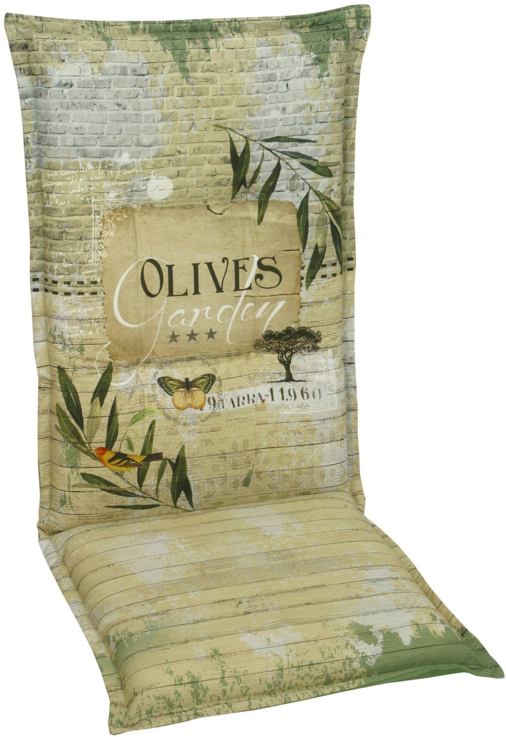 Sessel-Auflage | olive Preisvergleich Set) (2-er ab 55,94 bei Flamingo GO-DE € 120x50x7cm