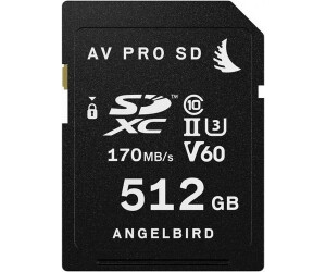 Carte Angelbird SDXC UHS-II V60 256Go MK2