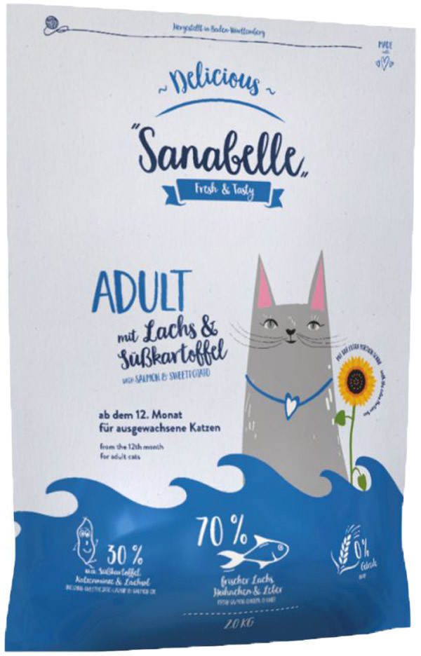 Sanabelle Delicious with Salmon & Sweet Potatoe 400g
