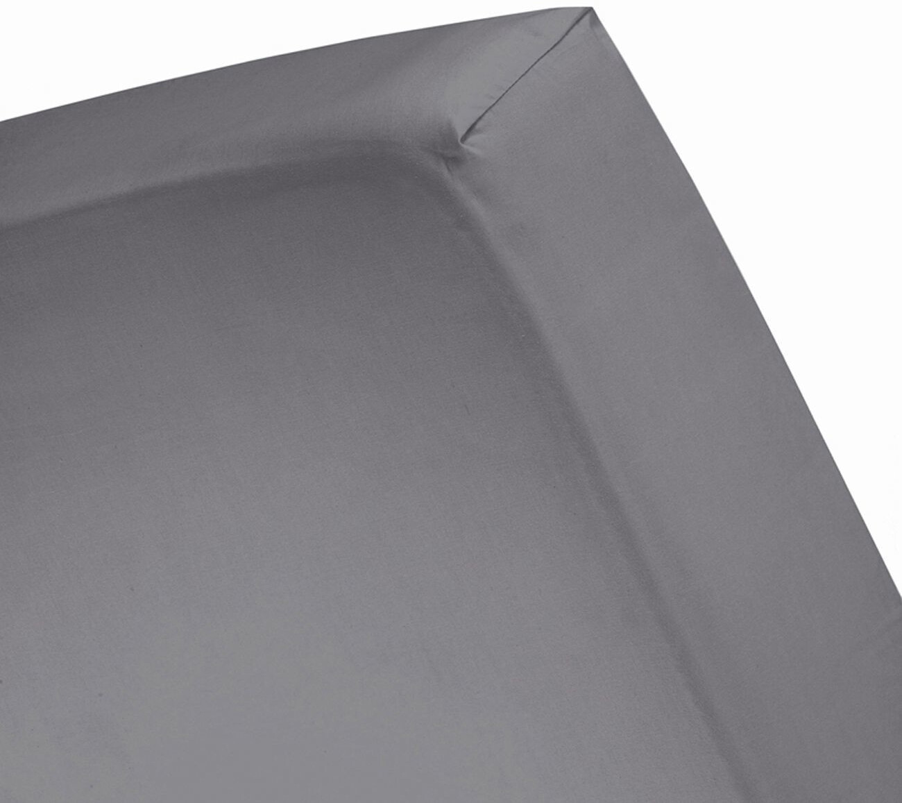 Cinderella Drap housse en jersey 70 x 200 cm gris foncé