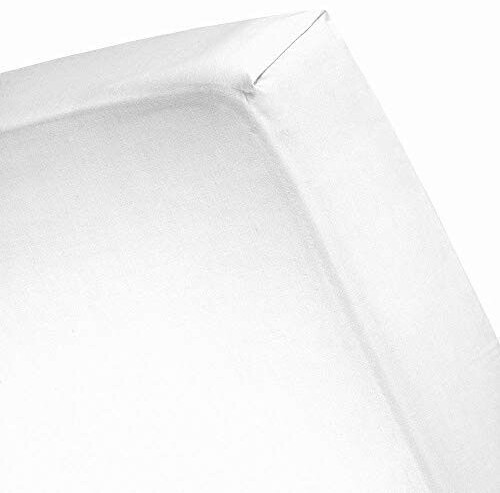 Cinderella Drap housse en jersey 70 x 200 cm blanc