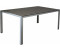 Kynast Aluminium Gartentisch 150x90cm silber/braun