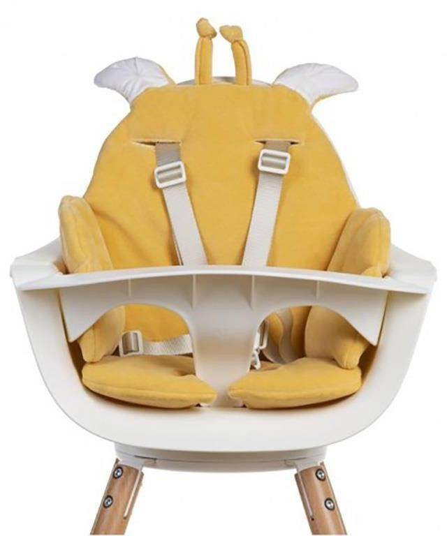 Childhome Giraffe Seat Cushion Ochre Velvet