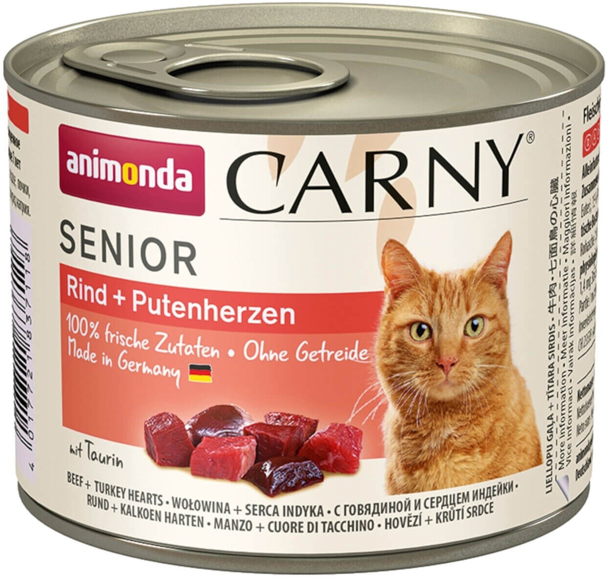 Animonda Carny Senior beef and turkey hearts