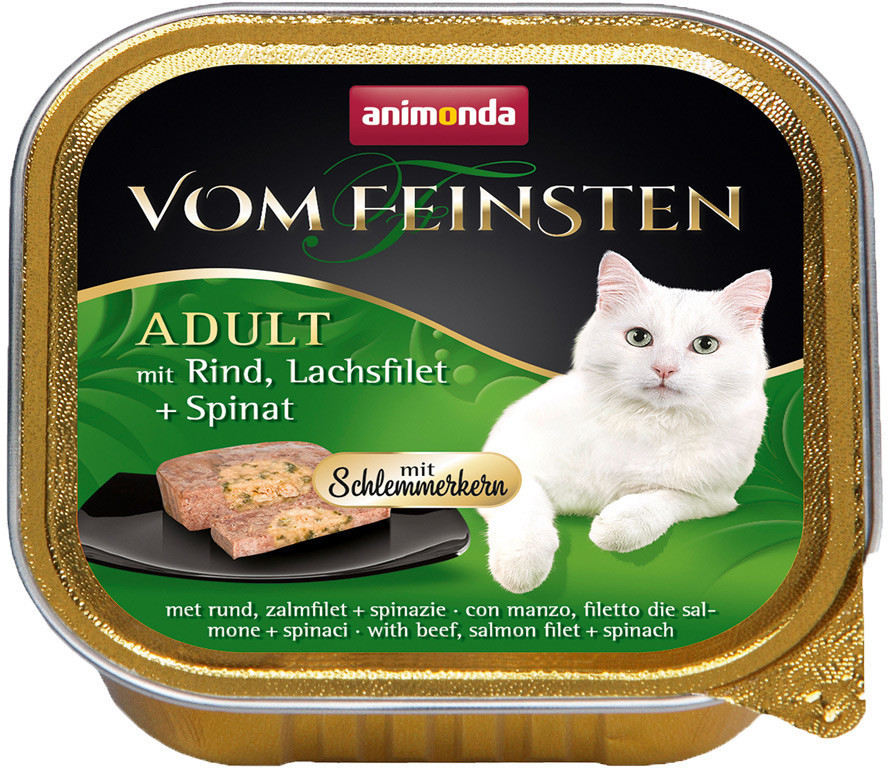Animonda Vom Feinsten Adult with Beef, Salmon + Spinach