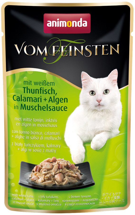 Animonda Vom Feinsten Adult mit weißem Thunfisch, Calamari + Algen in ...
