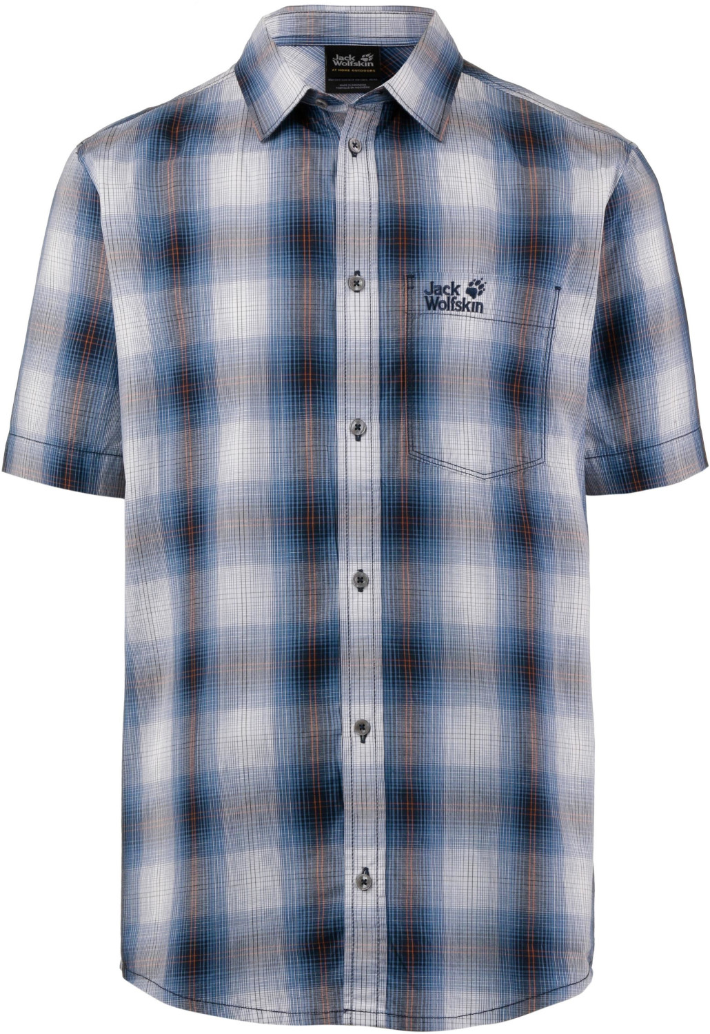 Jack Wolfskin Hot Chili Shirt Men (1400245) night blue checks