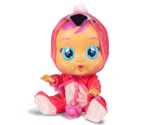 IMC Cry Babies Mini Puppe Fancy mit Kinderwagen Interaktive Funktionspuppe ab 3+ 