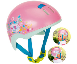 Baby Born >>> Puppen Fahrradsitz+Fahrradhelm Play and Fun <<< mint Orig pink 