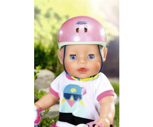 Orig Baby Born >>> Puppen Fahrradsitz+Fahrradhelm Play and Fun <<< mint pink 
