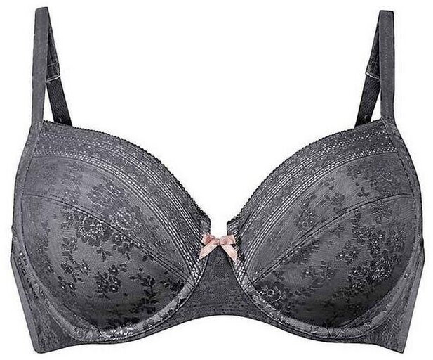 ROSA FAIA Fleur Underwire Bra (5653) anthracite