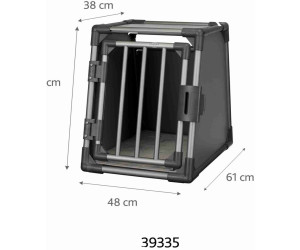 Buy Trixie Dog Transport Crate Aluminium Graphit S 48x56x61cm from
