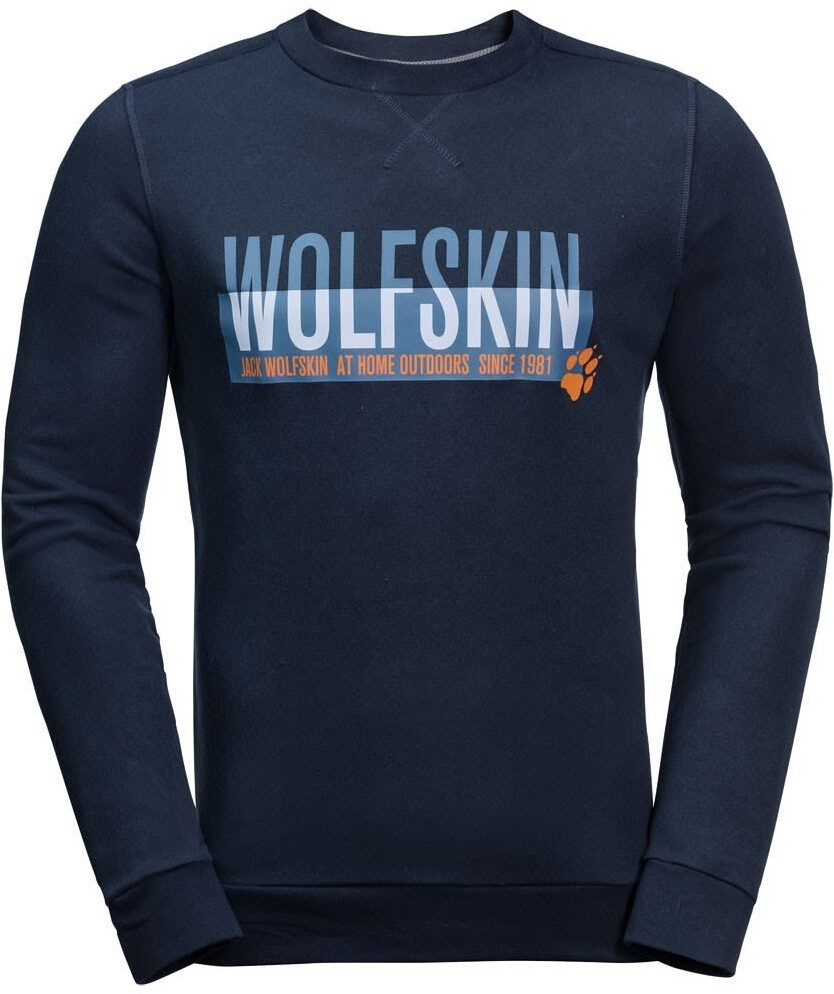 Jack Wolfskin Slogan Sweatshirt Men night blue