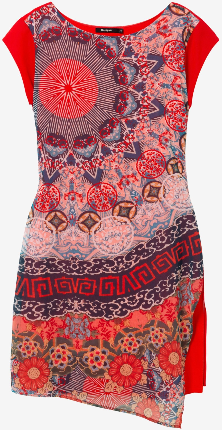 Robe Desigual Rouge - Taille 36 (S) - Style évasé - Neuf Sans étiquettes