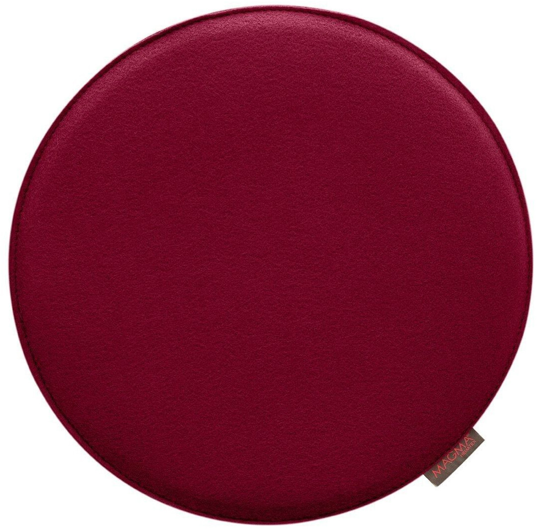 Sitting Point Avaro round 35x35cm wine red