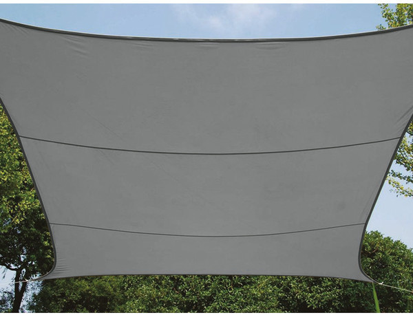 Perel 3,6 x 3,6 m dark grey