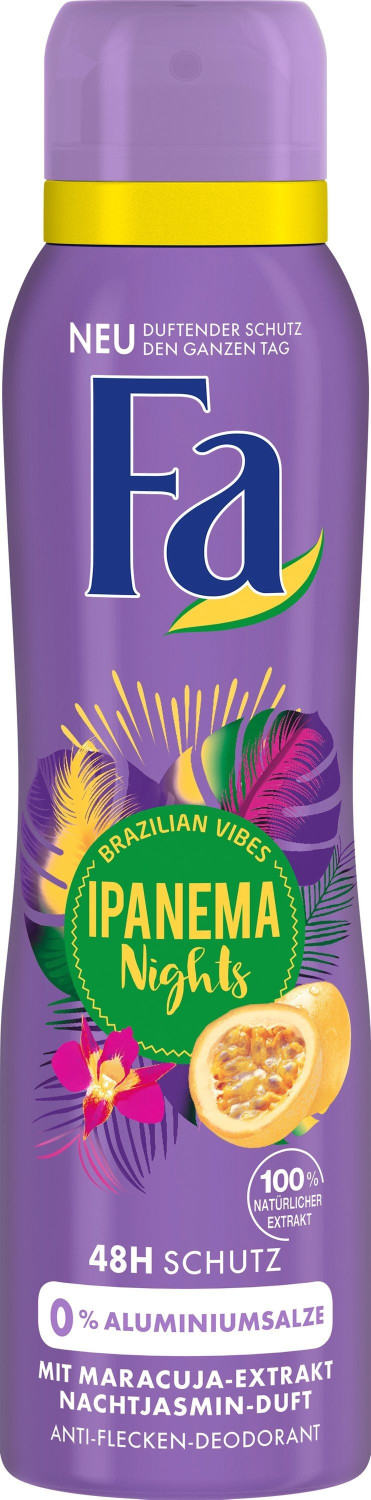 Fa Ipanema Nights Deo-Spray mit Maracuja-Extract &amp; Nachtjasimin-Duft ...