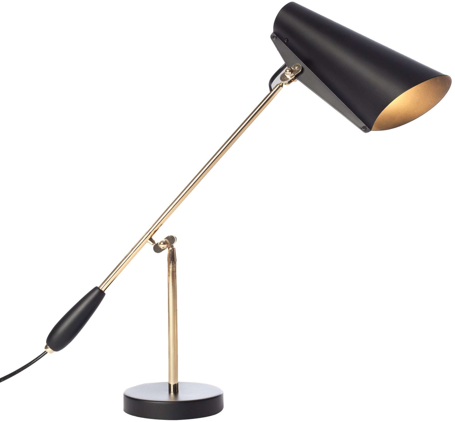 Northern Birdy table Black Brass