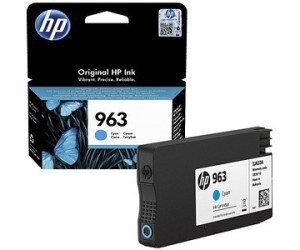 HP 963 Cartouche d'Encre Cyan Authentique (3JA23AE) pour HP OfficeJet Pro  9010 series / 9020 series