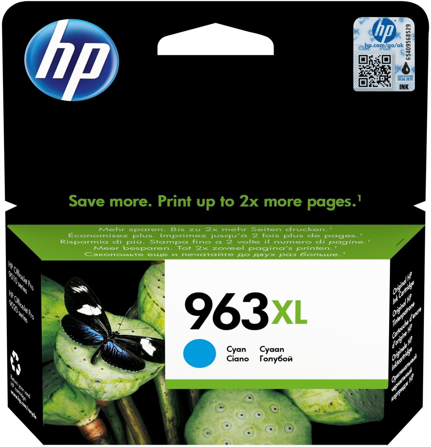 HP 963XL (3JA27AE) - Cyan - Cartouche imprimante - LDLC