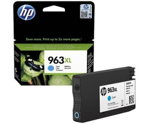 HP 963XL Cartouche d'Encre Cyan grande capacité Authentique (3JA27AE) pour  HP OfficeJet Pro 9010 series / 9020 series