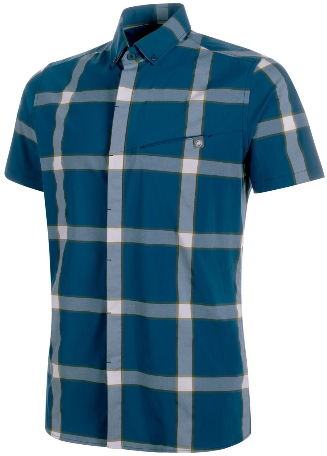 Mammut Mountain Shirt Men poseidon/dark white/olive