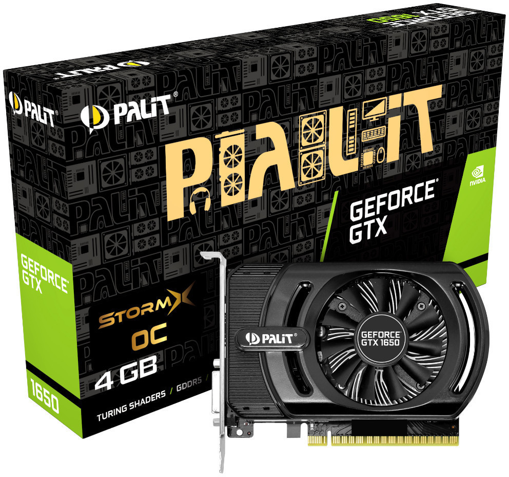 Palit XpertVision GeForce GTX 1650 StormX OC 4 Go GDDR5