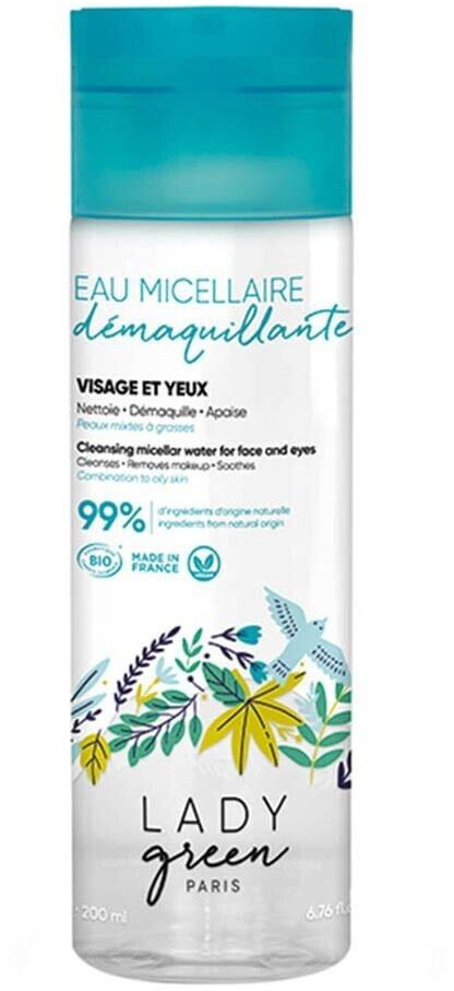 Lady Green Fraîcheur céleste - Eau micellaire démaquillante visage & yeux 200 ml