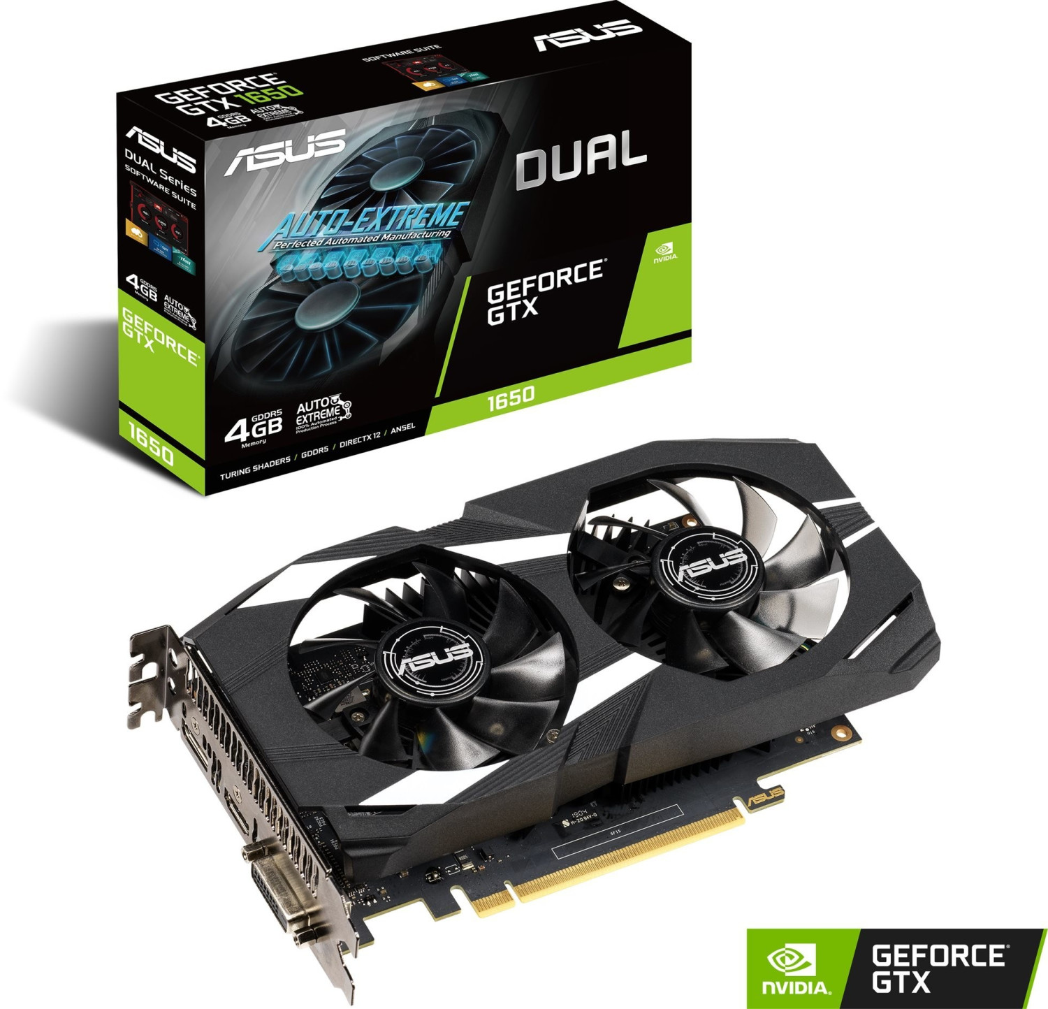 Asus DUAL-GTX1650-4G (4 Go)