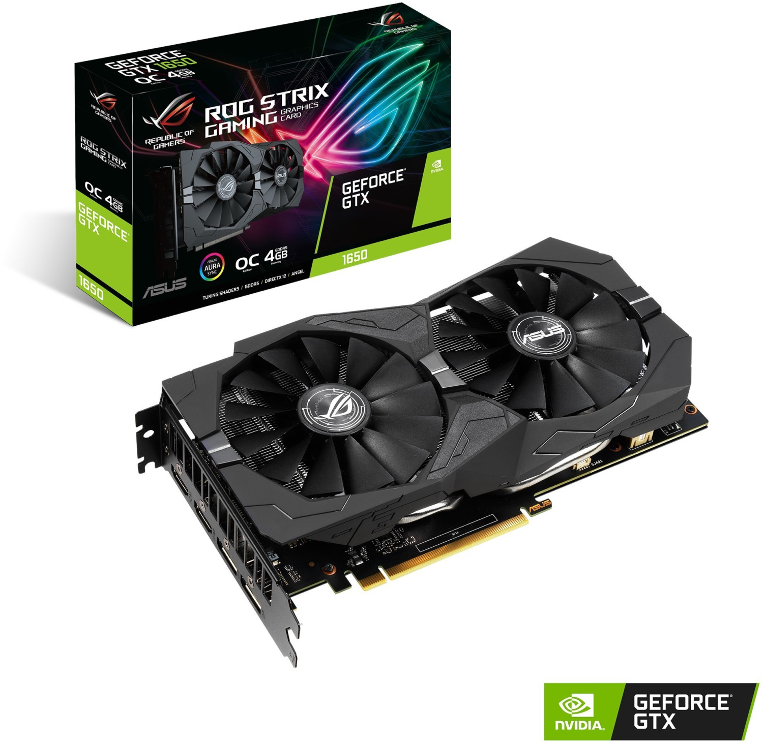 Asus ROG-Strix-GTX1650-O4G-Gaming (4 Go)