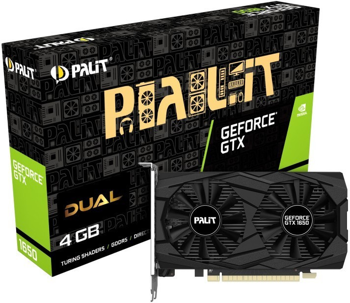 Palit XpertVision GeForce GTX 1650 Dual 4 Go GDDR5