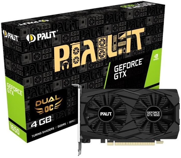 Palit XpertVision GeForce GTX 1650 Dual OC 4 Go GDDR5