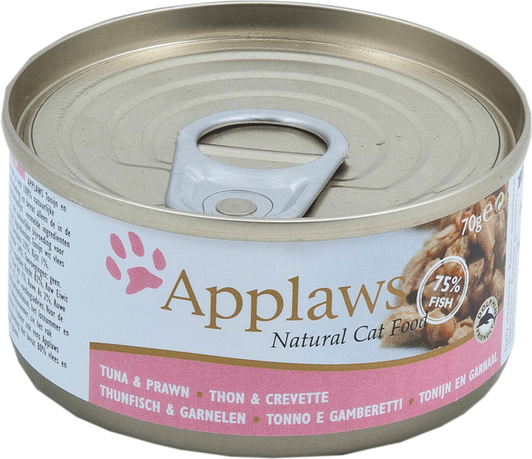 Applaws Katzenfutter - Thunfisch Mit Krabben In Brühe (12 X 70g) - 100% Natürliche Rezeptur