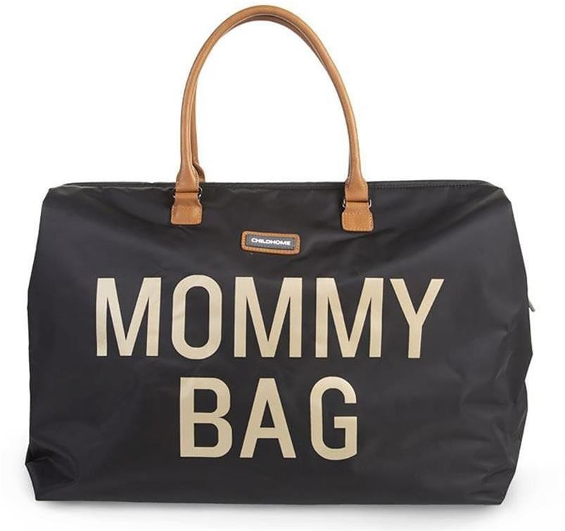 Childhome Mommy Bag Big Black Gold