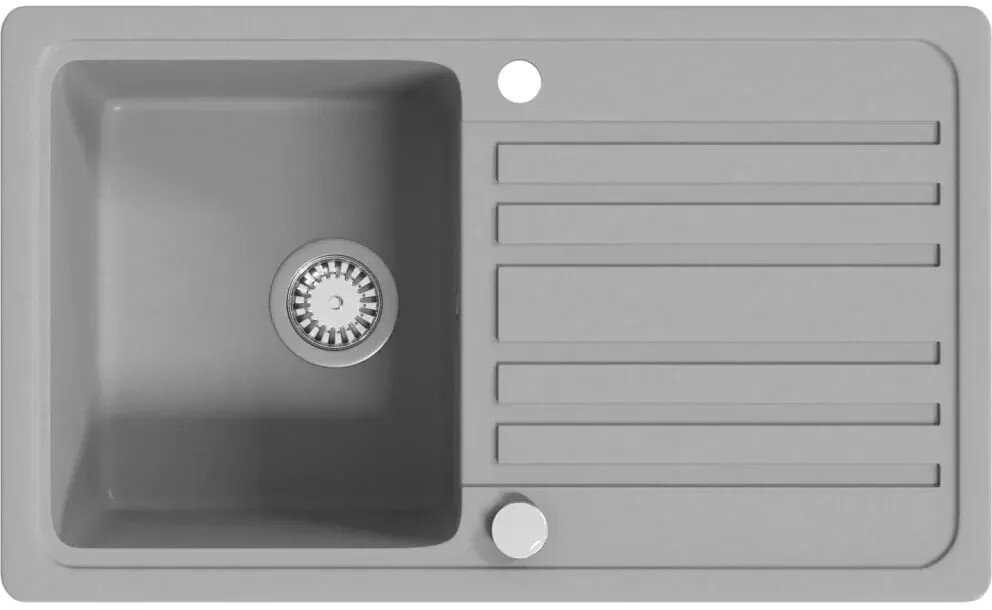VidaXL Kitchen Sink Reversible Grey (141670)