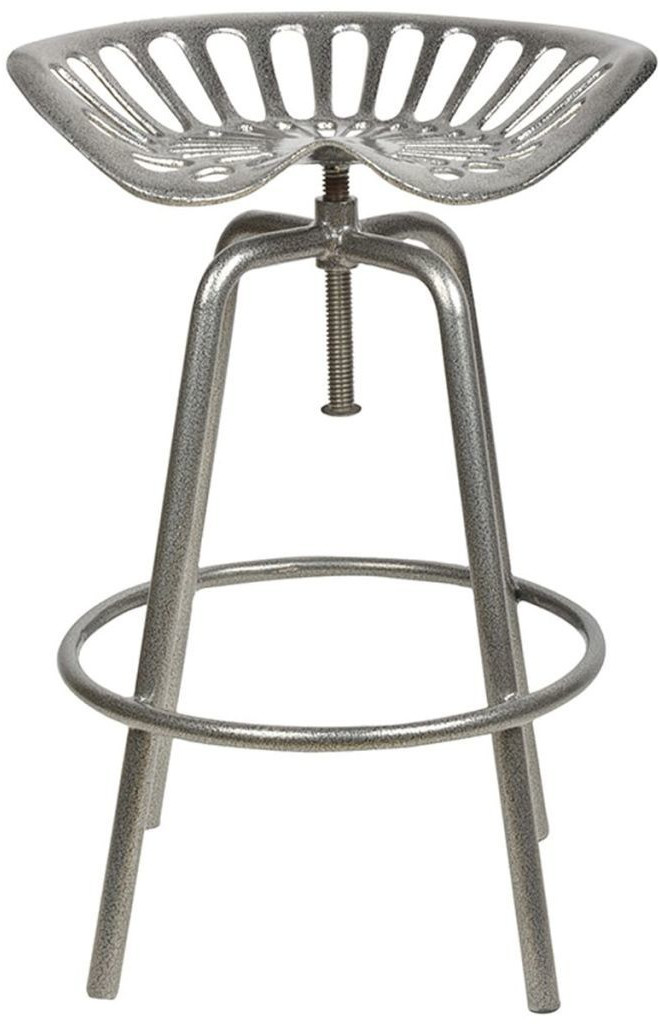 Esschert Tabouret de bar Tractor gris