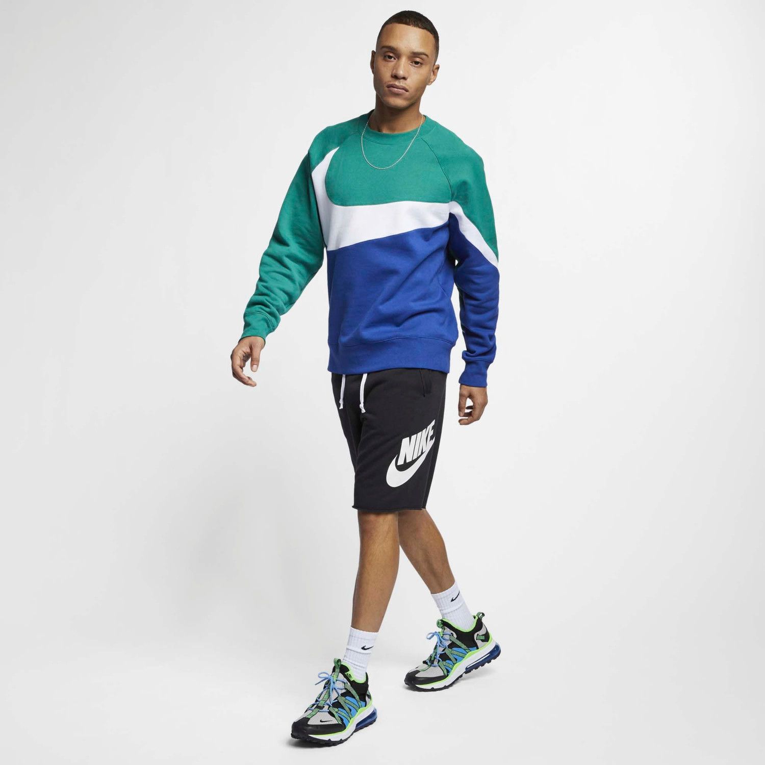 Nike Sportswear Shorts AR2375 black white ab 26 95 Preisvergleich bei idealo