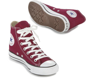 maroon and white converse
