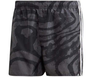 Adidas 3-Stripes Allover Print Swim Shorts