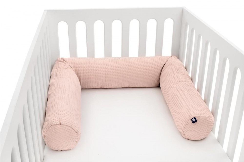 Julius Zöllner Cot Bumper 180cm - Waffelpiqué Pearl