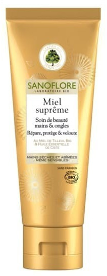 Sanoflore Miel suprême Beautifying hand & nail cream 50 ml