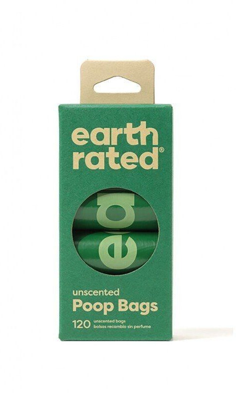 Earth Rated Sachets pour déjections canines 120 pcs Earth Rated Sachets pour déjections canines 120 pcs